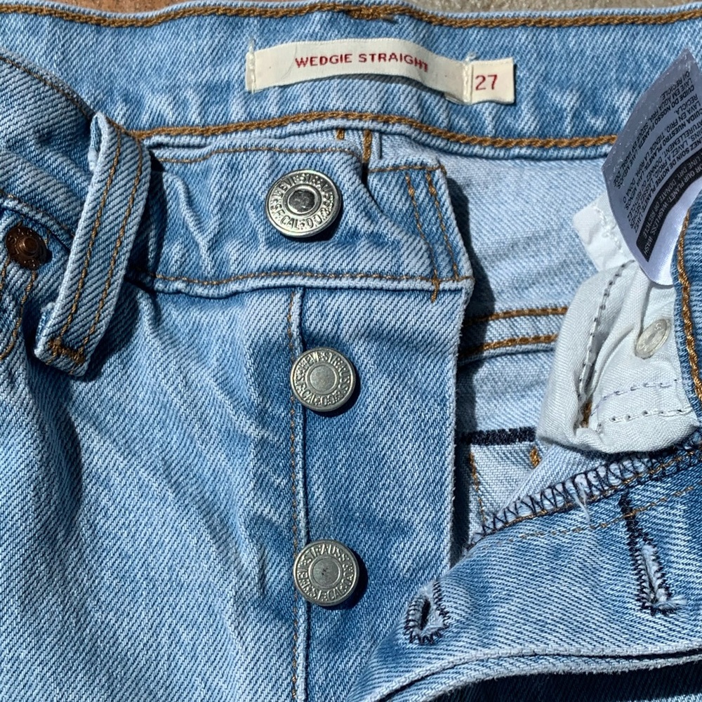 vintage button up mom jeans